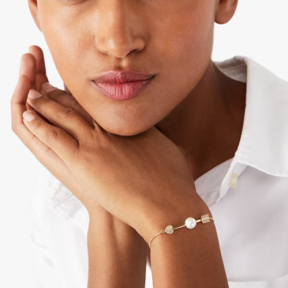 $58 Kate Spade Love Game Arrow Slider Bracelet - Picture 5 of 9